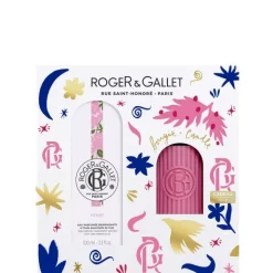 Femme Roger&Gallet Rose Coffret Eau Parfumée Bienfaisante - Bougie Parfumée