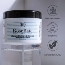 RoseBaie Paris Biotine x Collagène                Masque Reparation, Pousse et Reconstruction