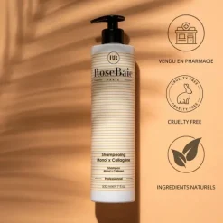 RoseBaie Paris Monoï x Collagène                Shampooing Protection et Revitalisant