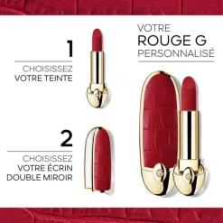 GUERLAIN Rouge G de Majestic Feathers                La Recharge - Le Rouge à Lèvres Soin Personnalisable - Édition limitée