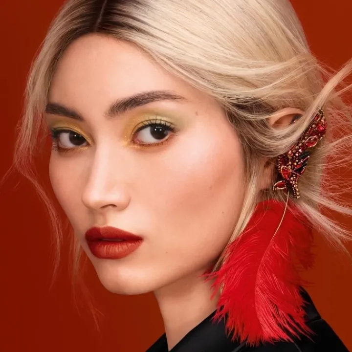 GUERLAIN Rouge G de Majestic Feathers L’Écrin Bijou Double Miroir - Peacock