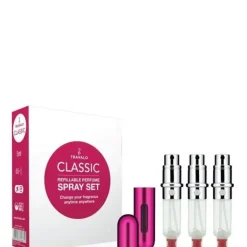 Travalo Coffret Vaporisateur de Sac Rechargeable Rose