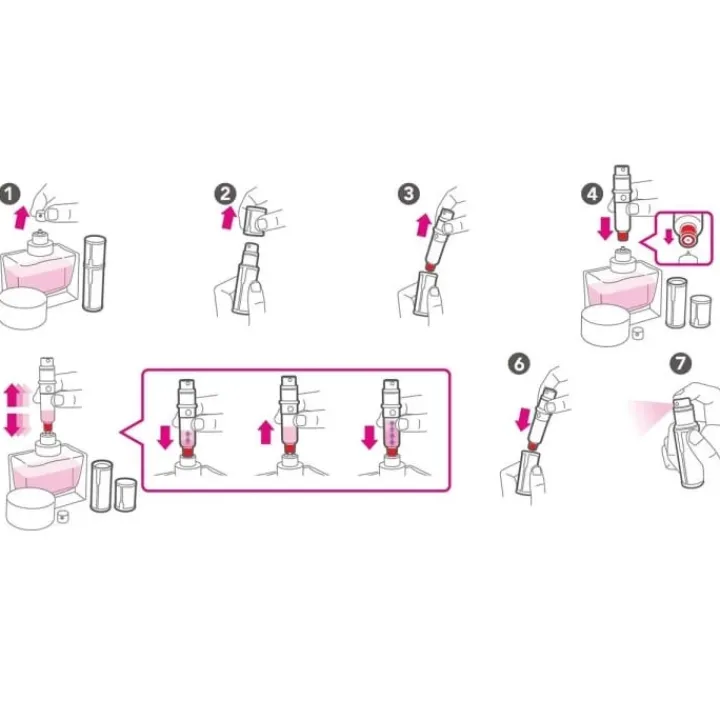 Travalo Vaporisateur de Sac Rechargeable Classic Rose