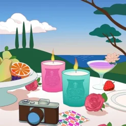 Trudon Summer Haze                Bougie Parfumée - Gâteau à la rose