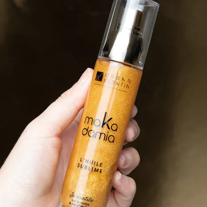 Urban Keratin Makadamia L'Huile Sublime Précieuse Pailletée